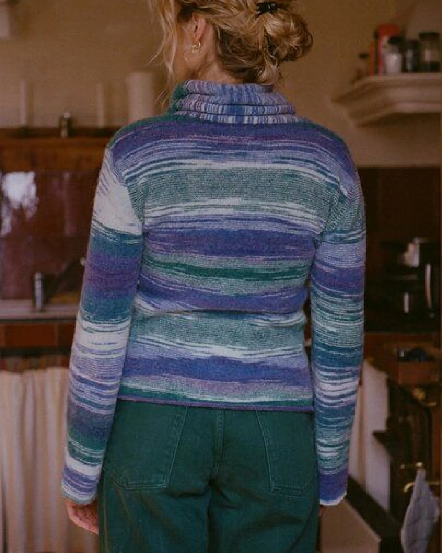 Nénés Coralies Pullover – gestreifter Print – Ansicht 3