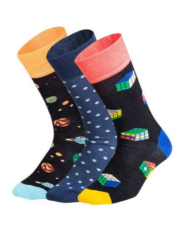 DillySocks Socken „Galactic Cubes“