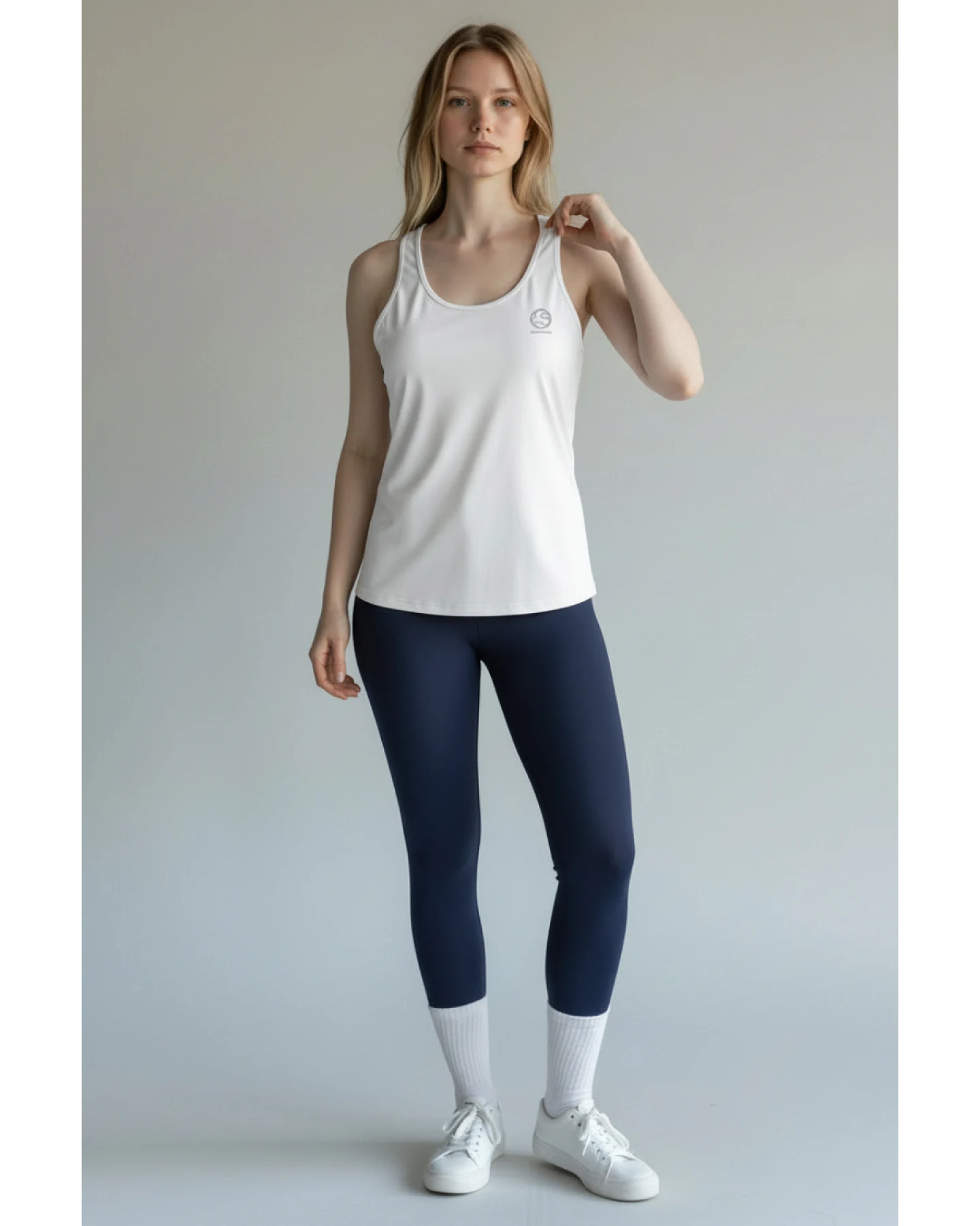 Underscored Damen vegan Tank Top Ashdown Hellweiß – Ansicht 2