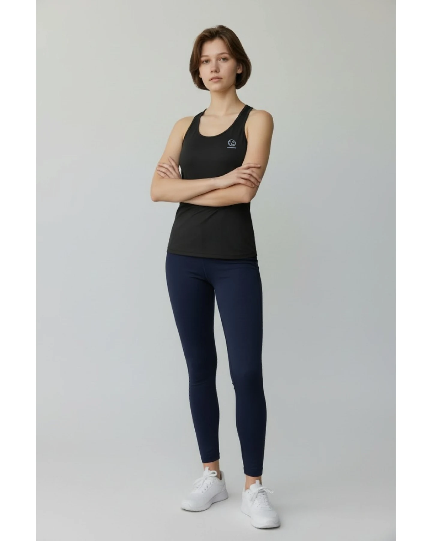 Underscored Damen vegan Tank Top Ashdown Jet Black – Ansicht 2