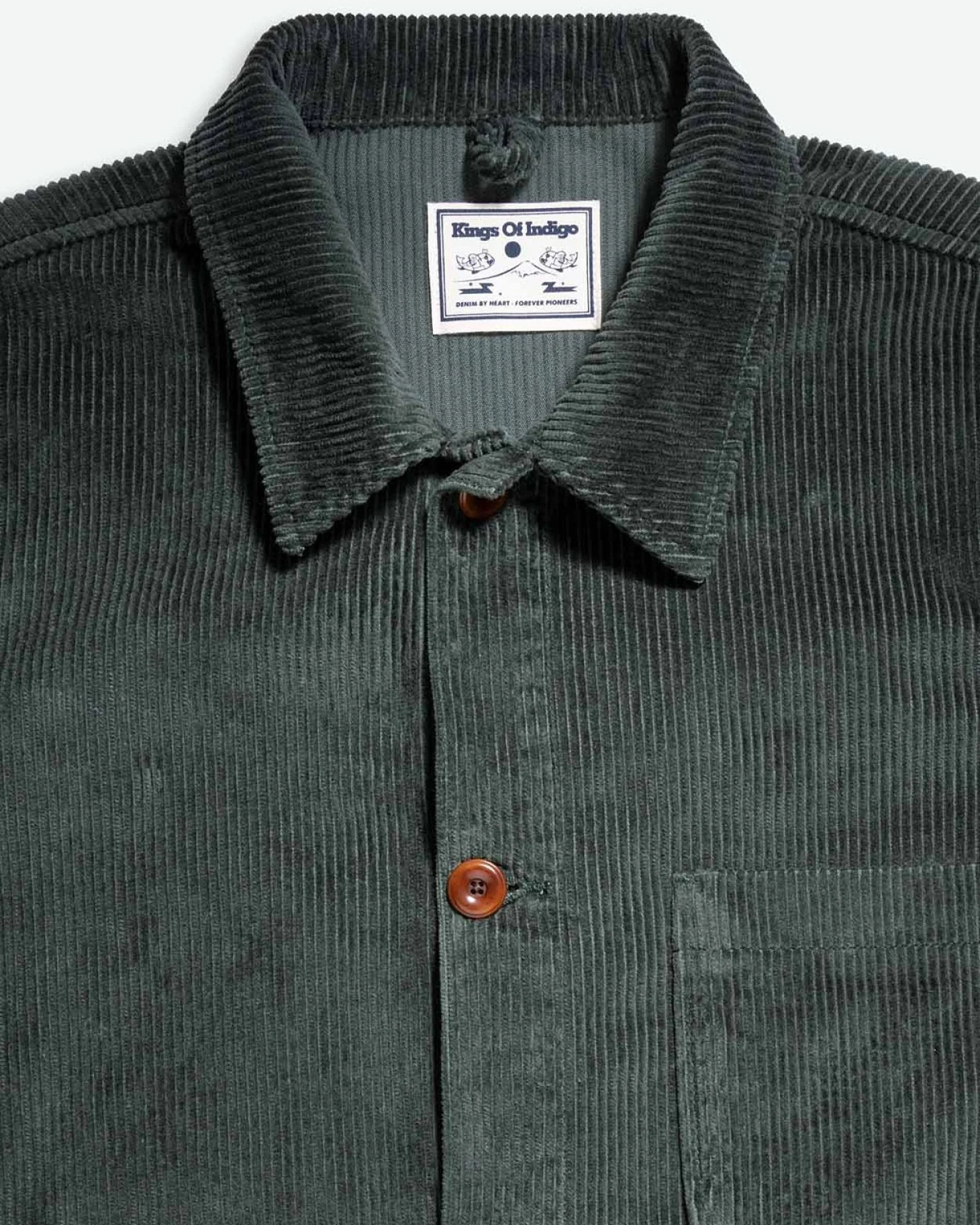 Overshirt Duncan Cord Grün – Ansicht 3