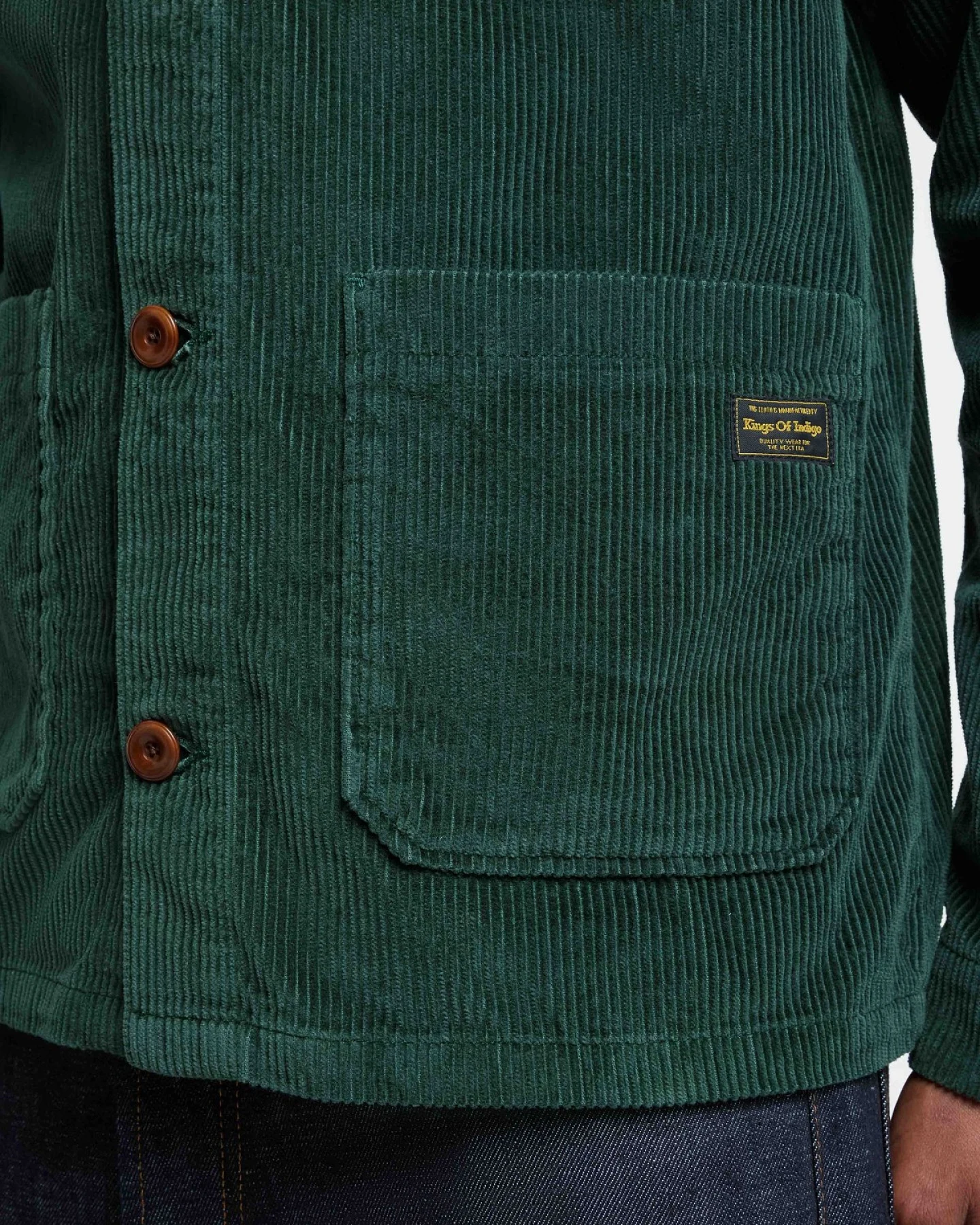 Overshirt Duncan Cord Grün – Ansicht 4