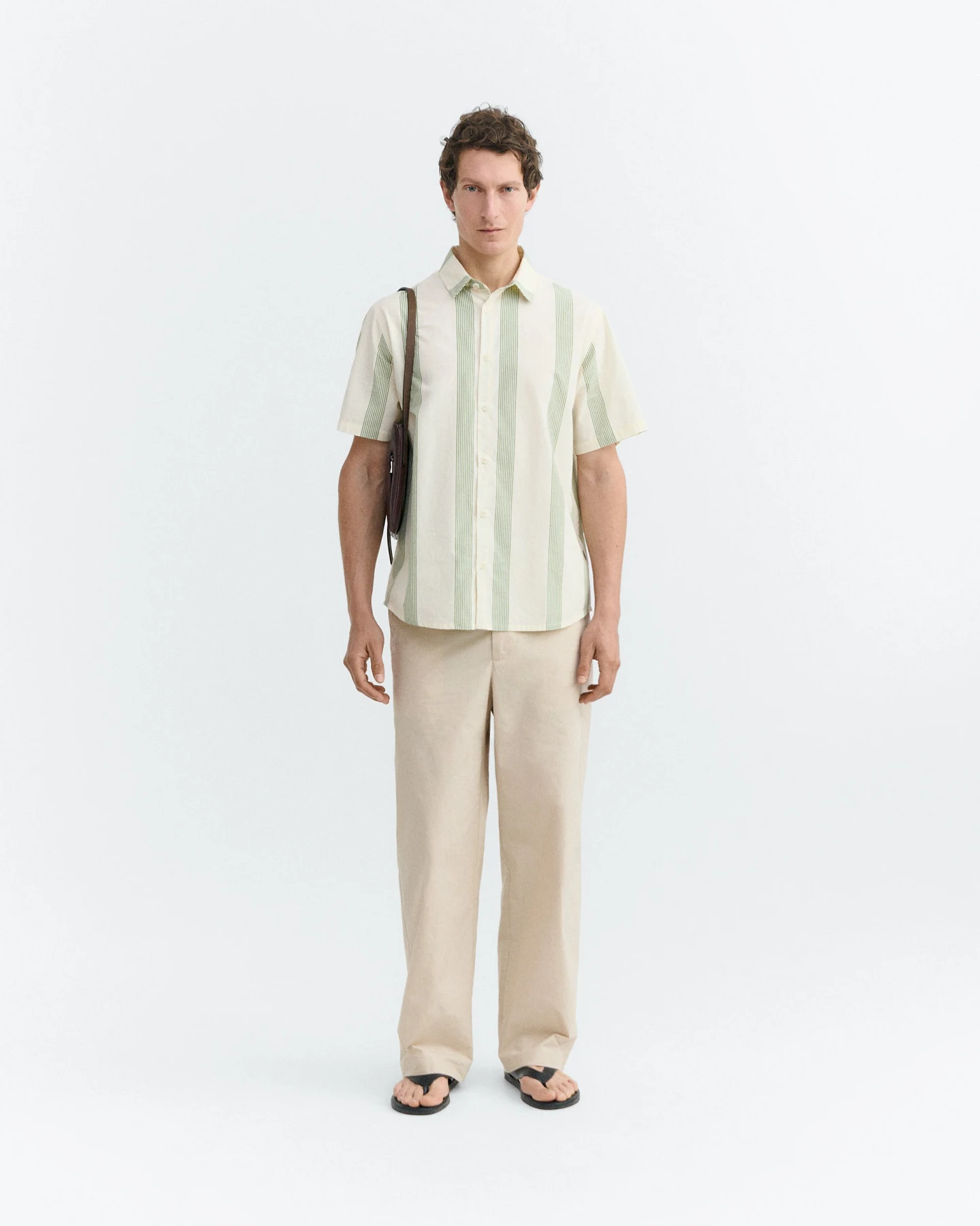 Thinking MU Herren vegan Hose Relaxed Marc Anzug Beige – Ansicht 2