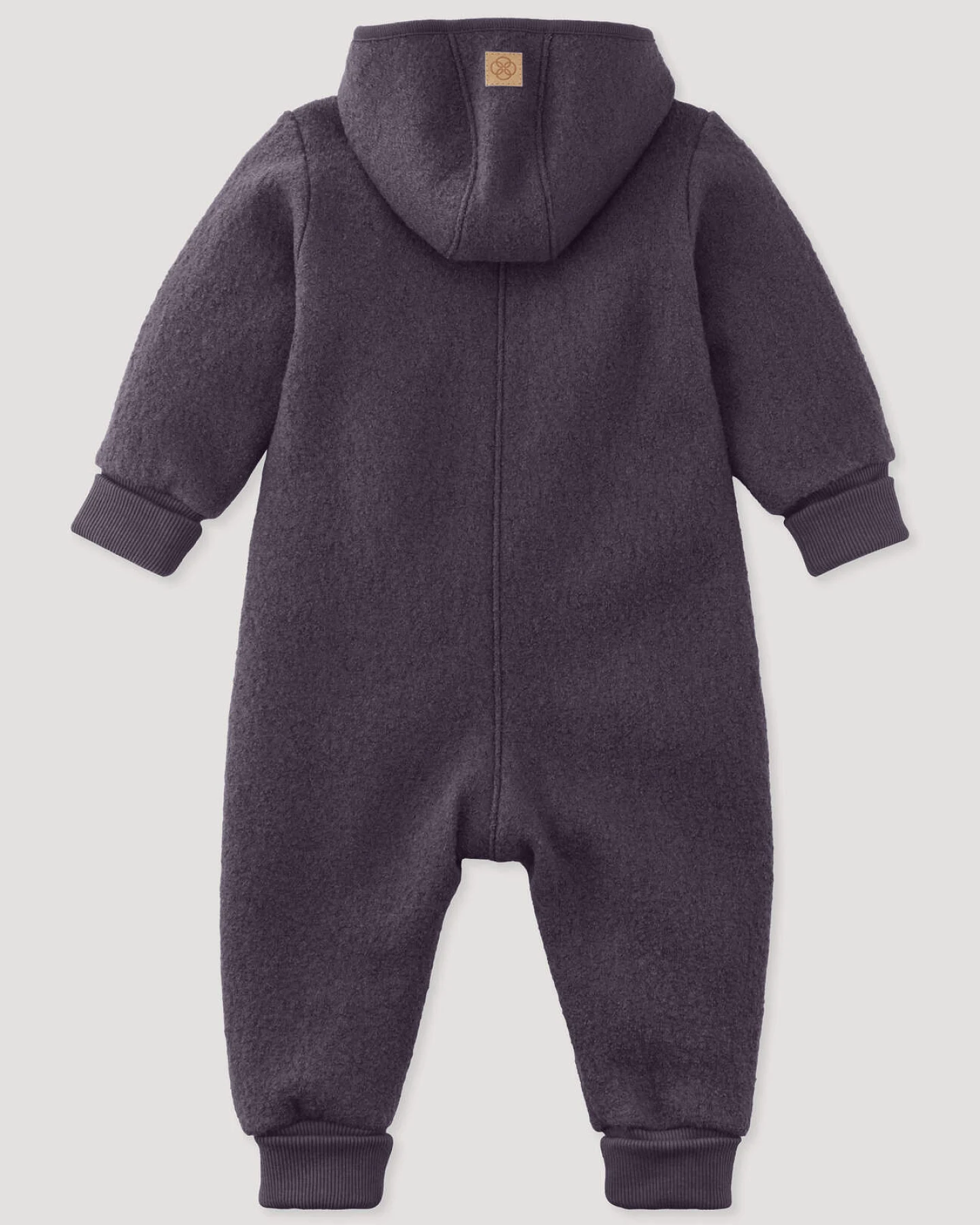 hessnatur Baby Walkoverall aus Bio-Merinowolle - lila - Größe 50/56 – Ansicht 2