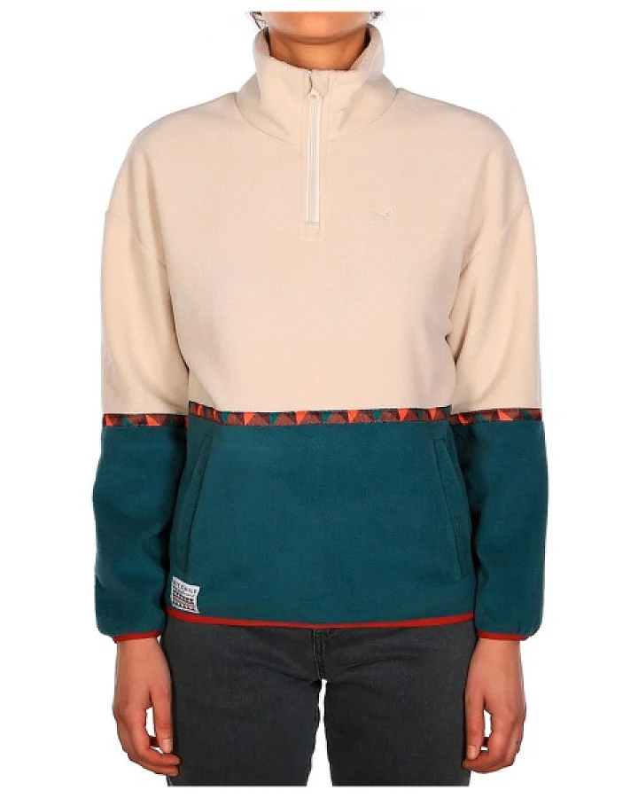 Iriedaily - Women's Holina Fleece Troyer - Fleecepullover Gr XS beige