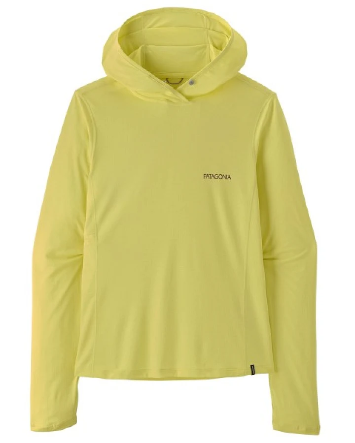 Patagonia - Women's Cap Cool Sun Hoody Peak Visions - Funktionsshirt Gr XS gelb