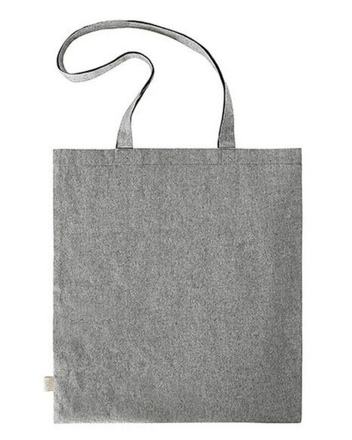 Halfar Einkaufstasche aus recycelter Baumwolle 38 x 42 cm Shopper zwei lange Henkel – Ansicht 2