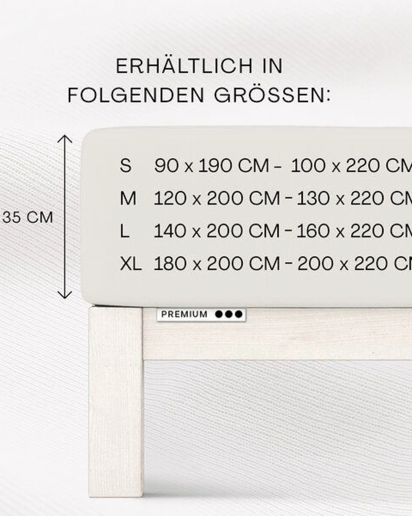 Schlafgut Spannbettlaken Premium - 95% Bio-Makobaumwolle, 5% Elasthan - Matratzenhöhe von 18-35cm – Ansicht 3