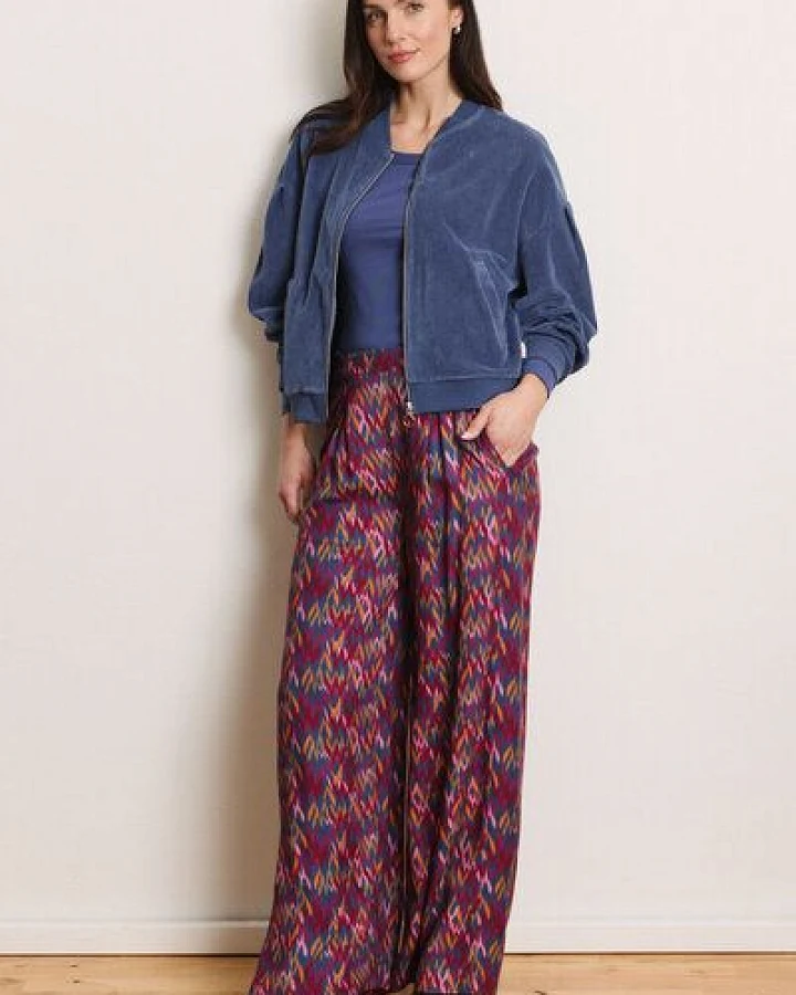 TRANQUILLO Hose Pollyy aus EcoVero-Twill