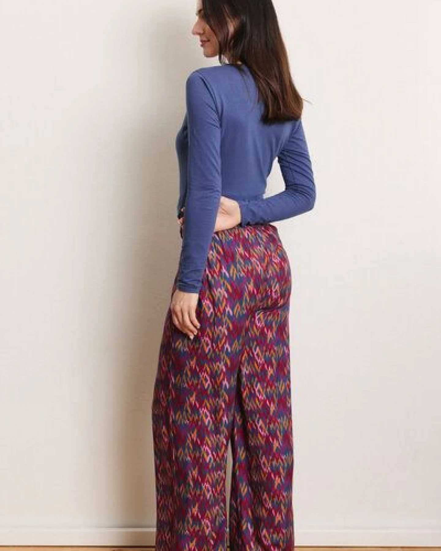 TRANQUILLO Hose Pollyy aus EcoVero-Twill – Ansicht 2