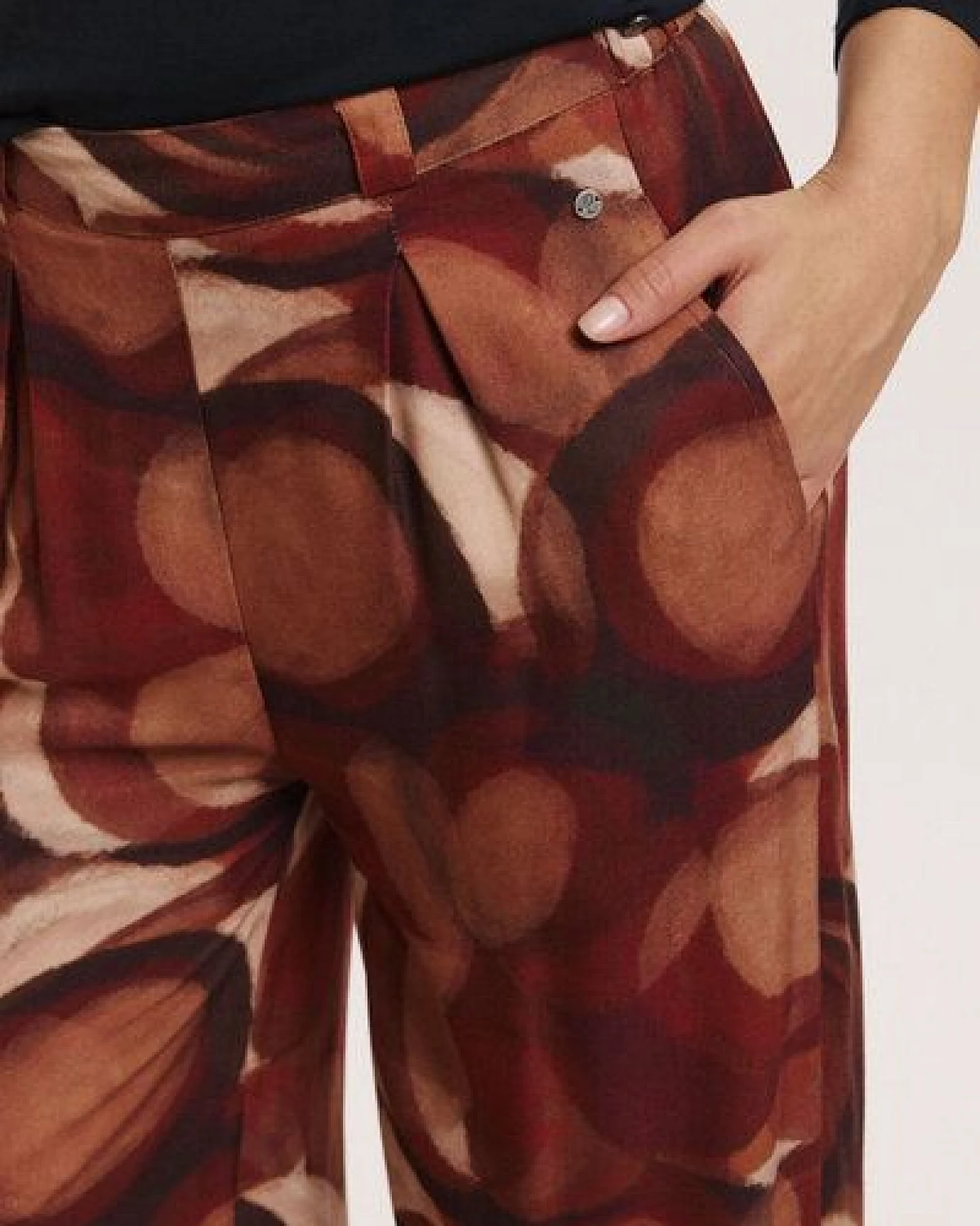 TRANQUILLO Hose Pollyy aus EcoVero-Twill – Ansicht 3