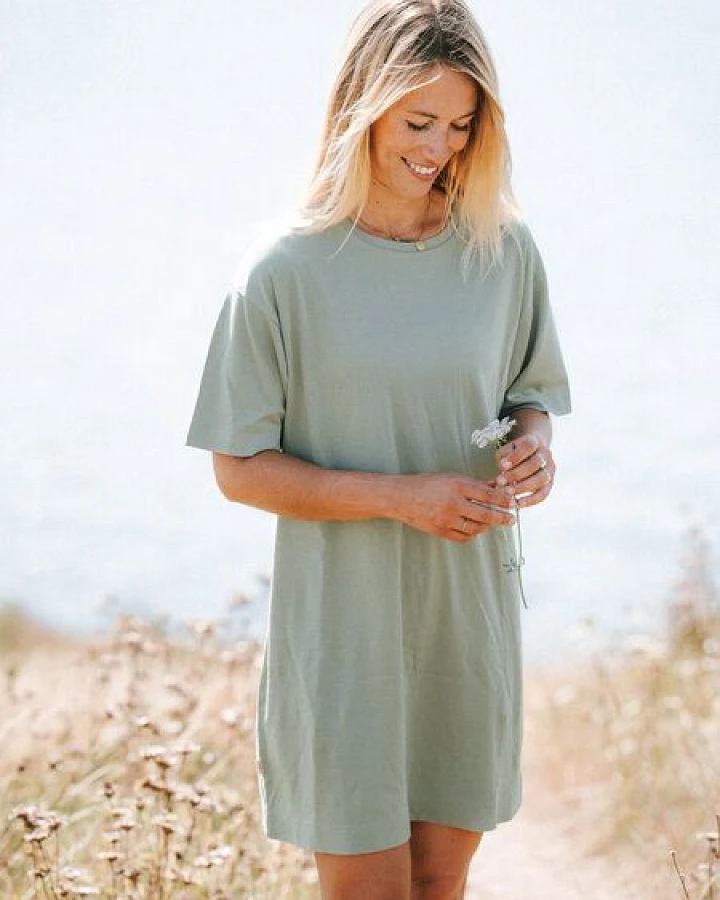 FUXBAU Frauen T-Shirt Kleid