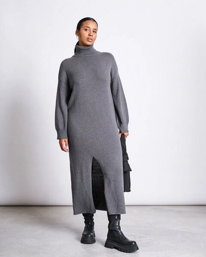 JAN N JUNE Strick Kleid INARI GOTS