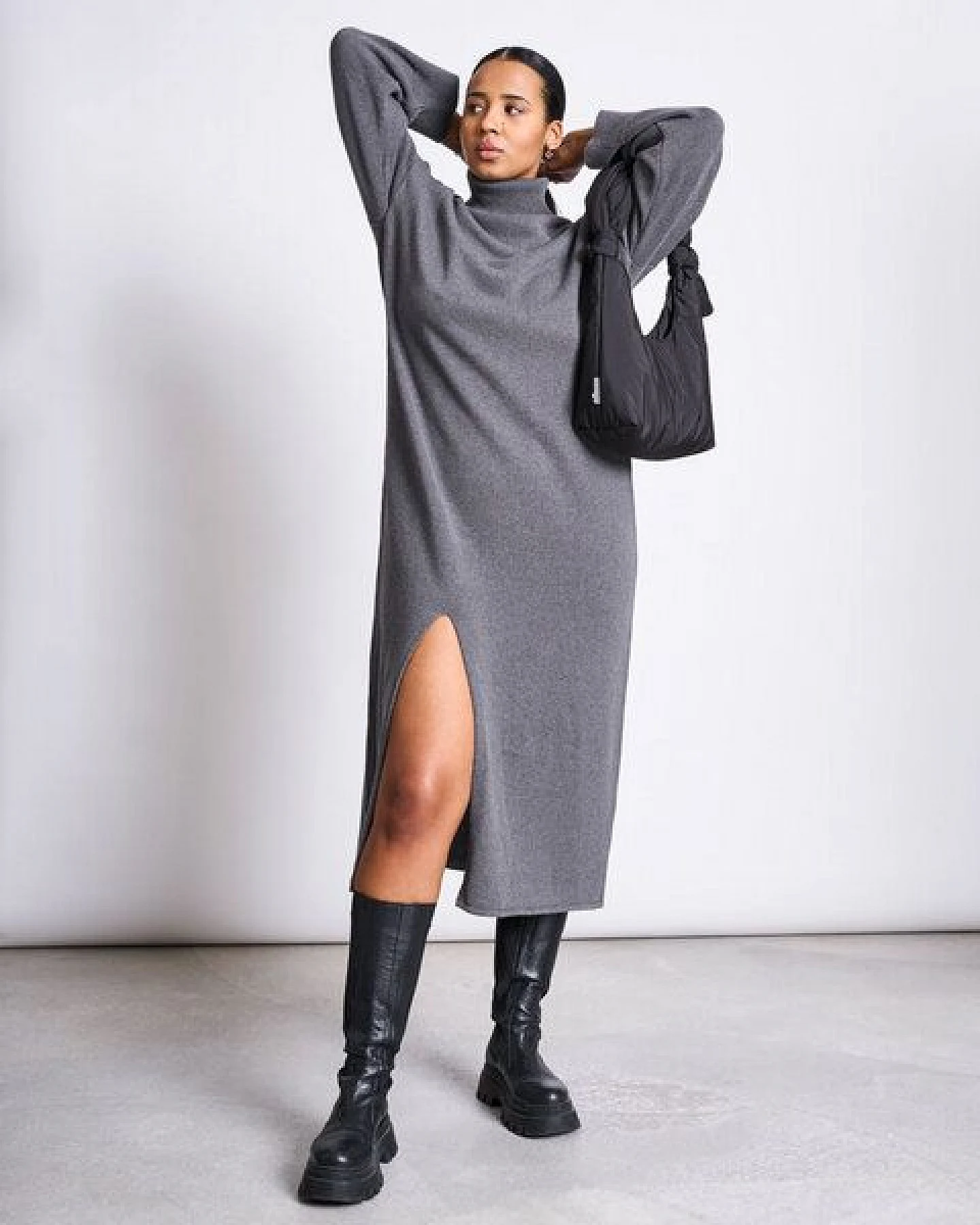 JAN N JUNE Strick Kleid INARI GOTS – Ansicht 3