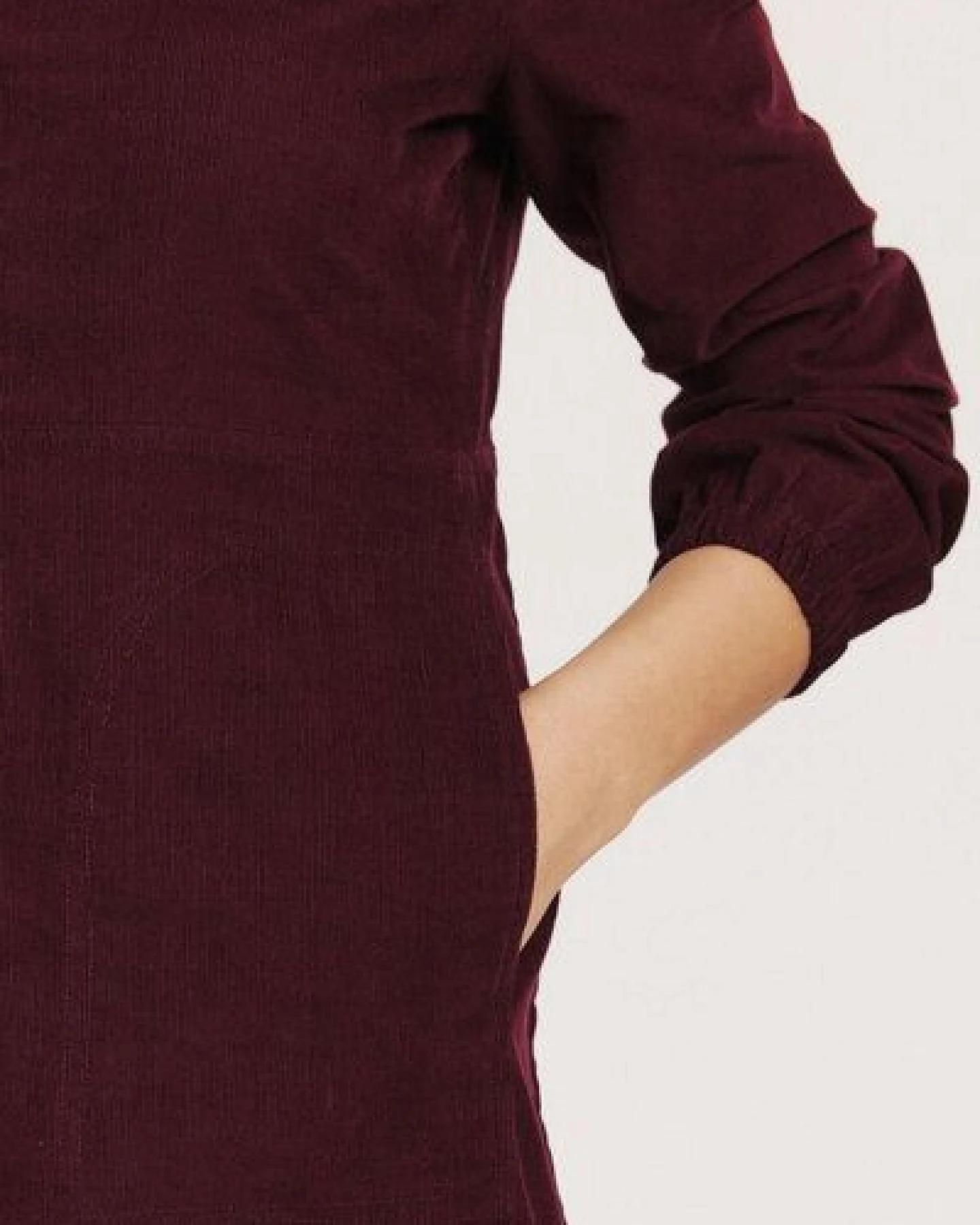 TRANQUILLO Cordkleid Jelskee aus GOTS-Bio-Baumwolle – Ansicht 3