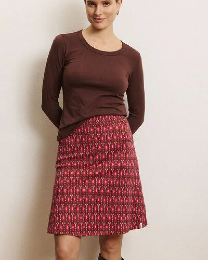 TRANQUILLO Jacquard-Rock Sabinee aus GOTS-Bio-Baumwolle