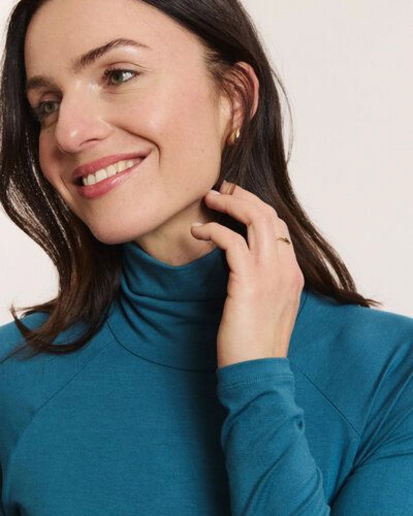 TRANQUILLO Jersey-Shirt Chiaraa aus EcoVero-Viskose – Ansicht 3