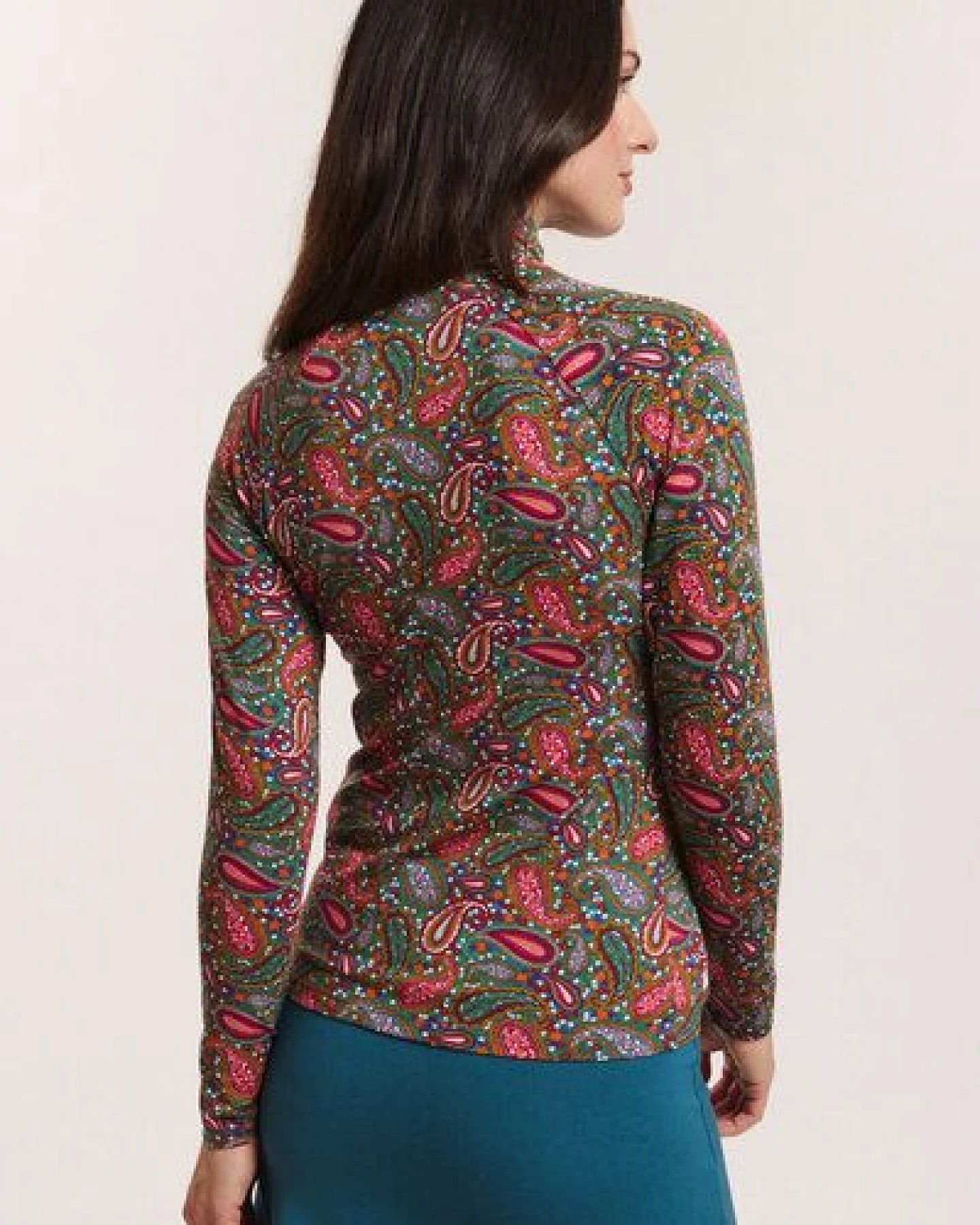 TRANQUILLO Jersey-Shirt Chiaraa aus EcoVero-Viskose – Ansicht 2