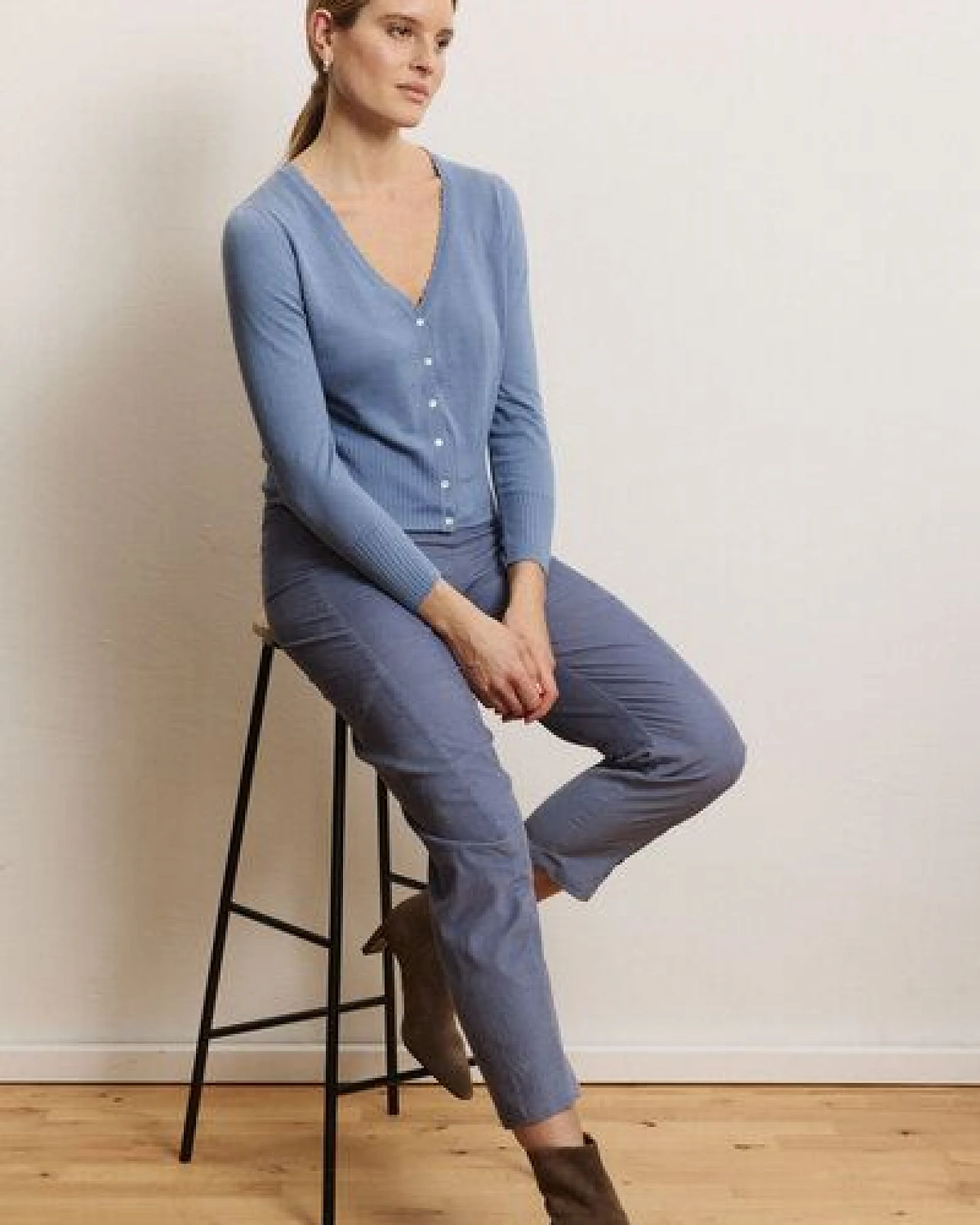 TRANQUILLO Cardigan Linaa aus GOTS-Bio-Baumwolle – Ansicht 4