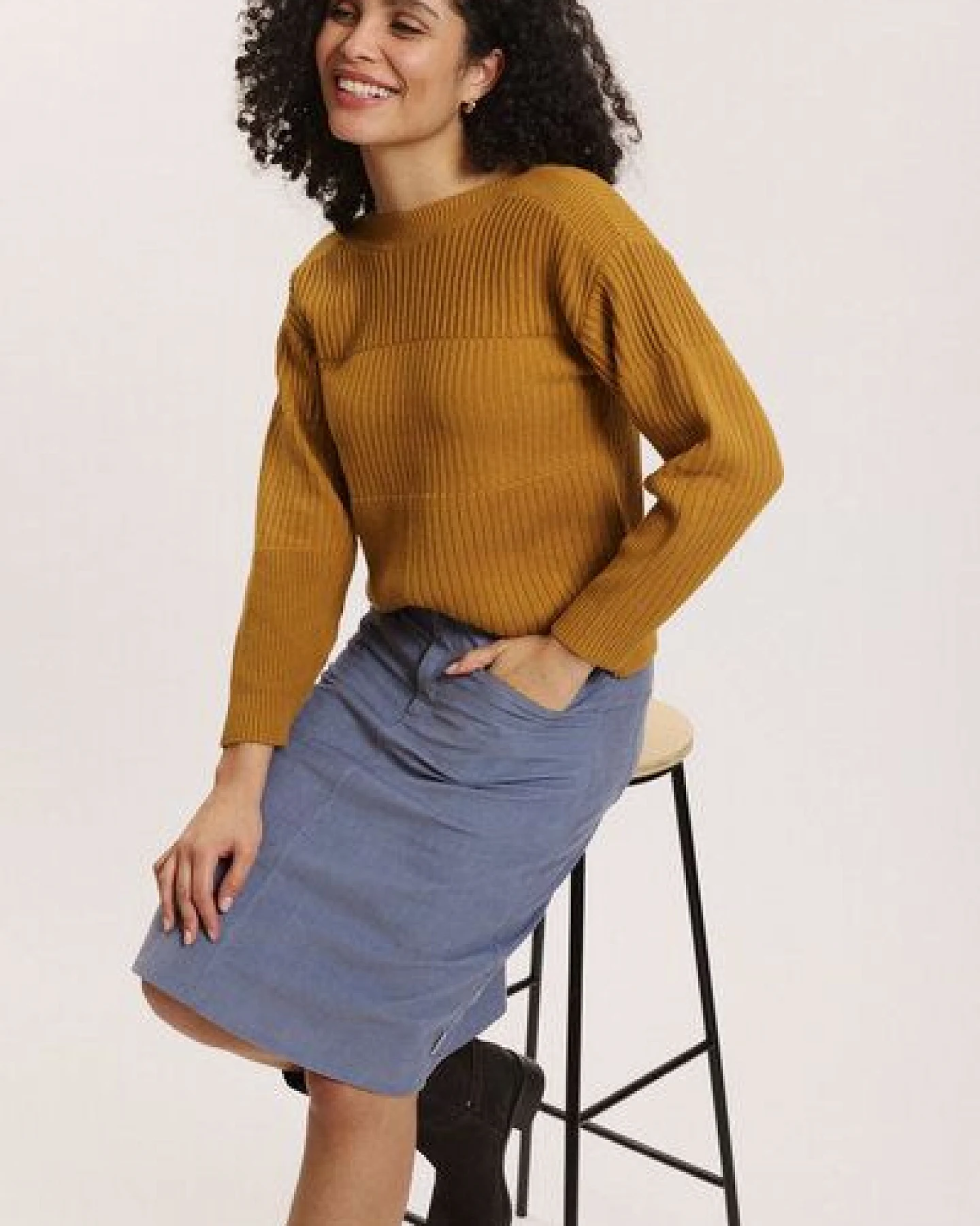 TRANQUILLO Strick-Pullover Kiraa aus Biobaumwolle – Ansicht 4
