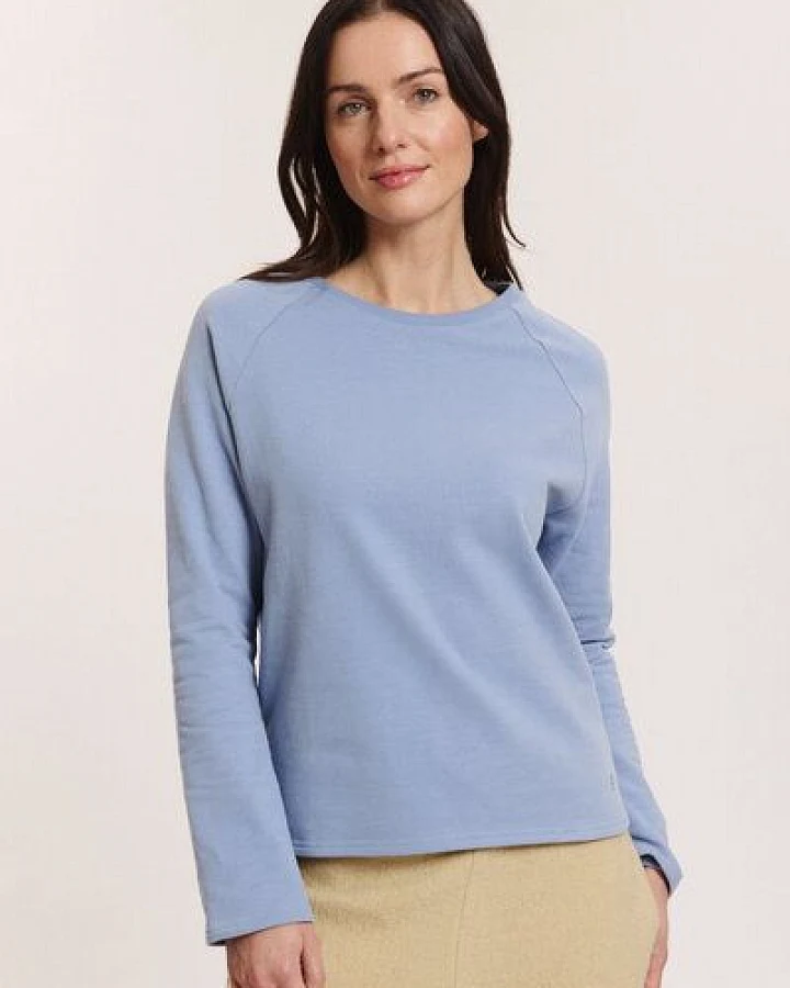 TRANQUILLO Sweater Harpaa aus GOTS-Bio-Baumwolle