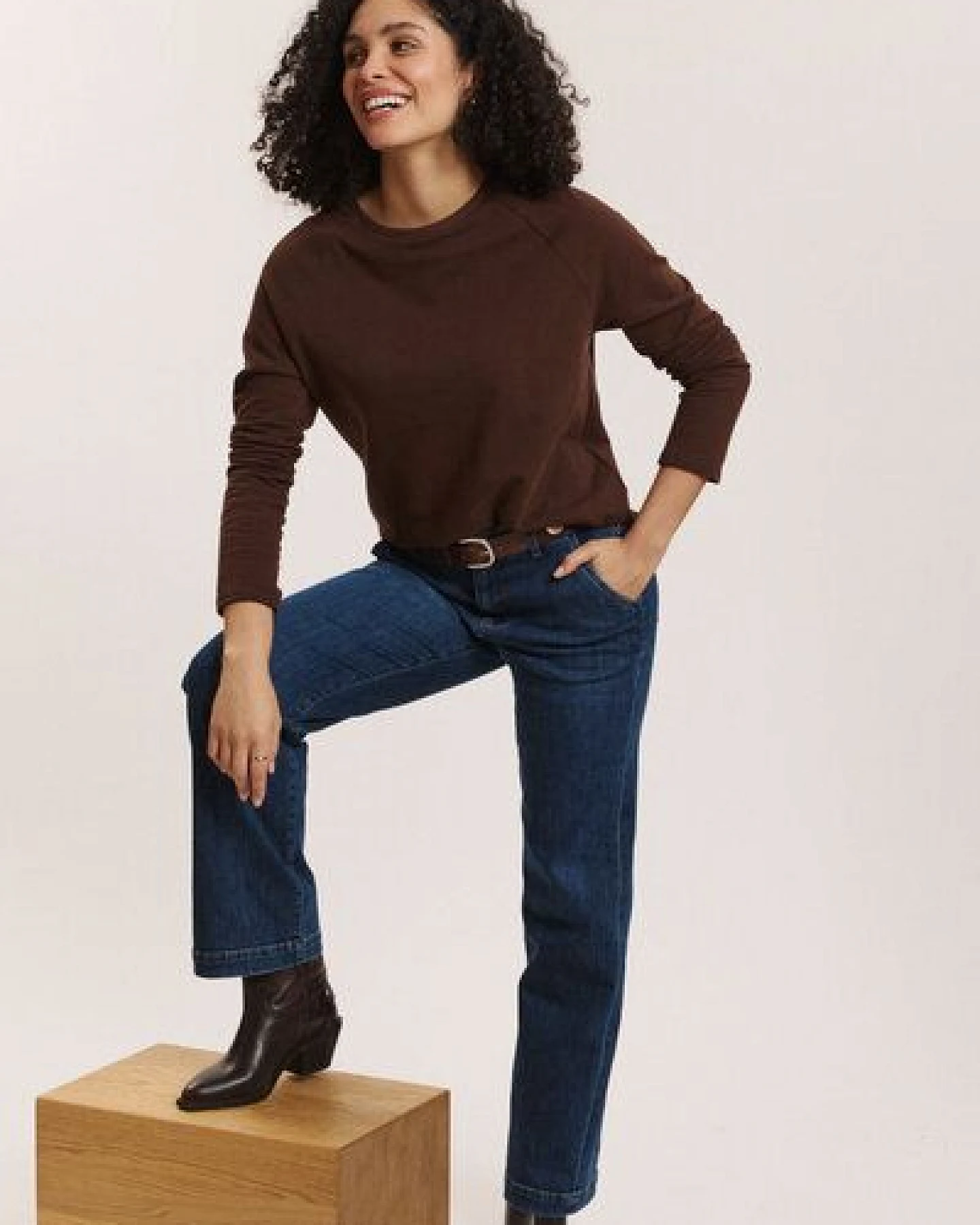 TRANQUILLO Sweater Harpaa aus GOTS-Bio-Baumwolle – Ansicht 4