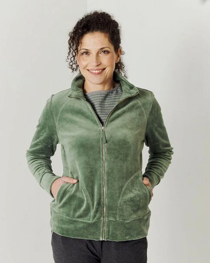 Kokon Zwo Nickyjacke 100% Baumwolle Samt (kbA)