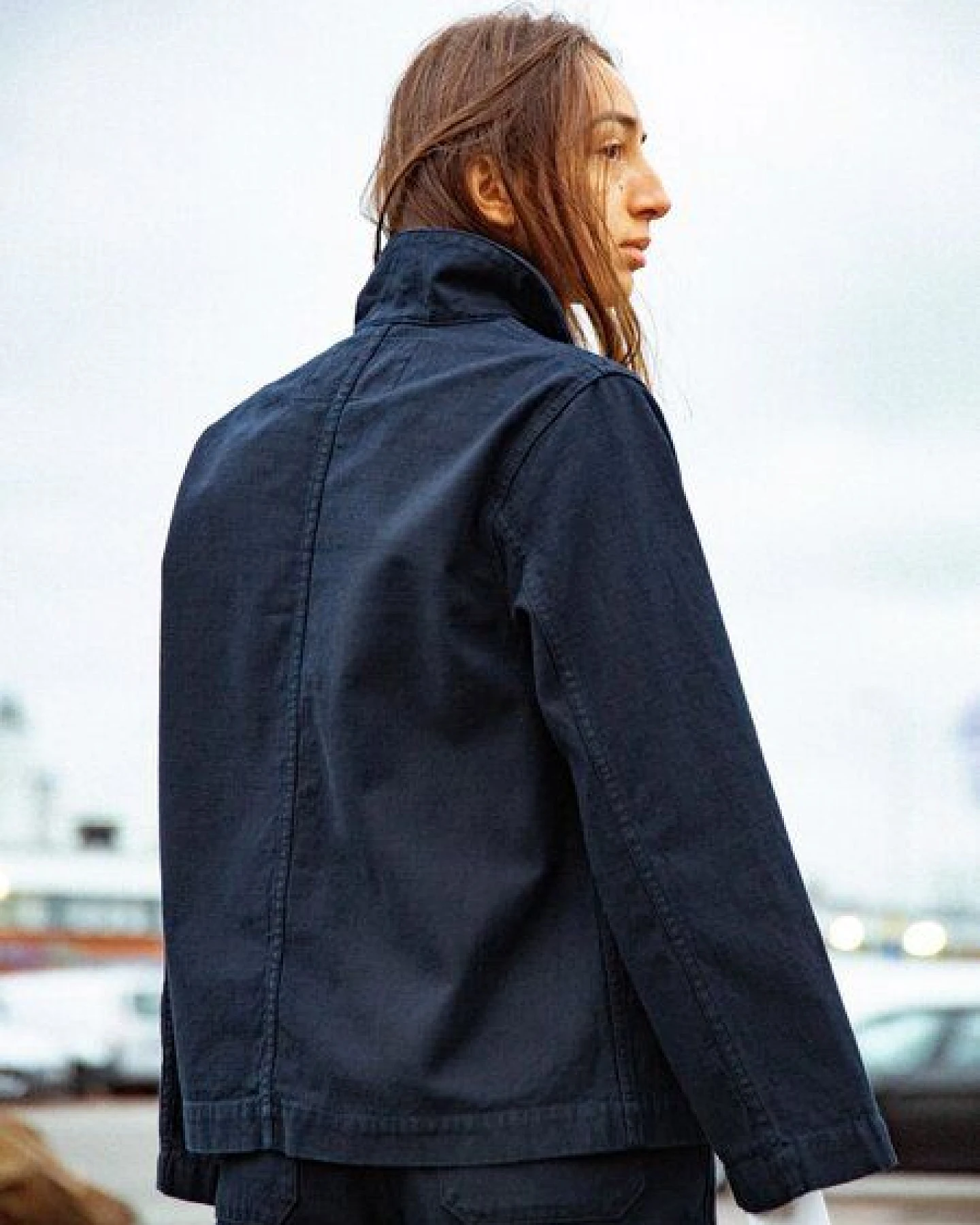 Nudie Jeans Lovis Jacket Back Sateen – Ansicht 4