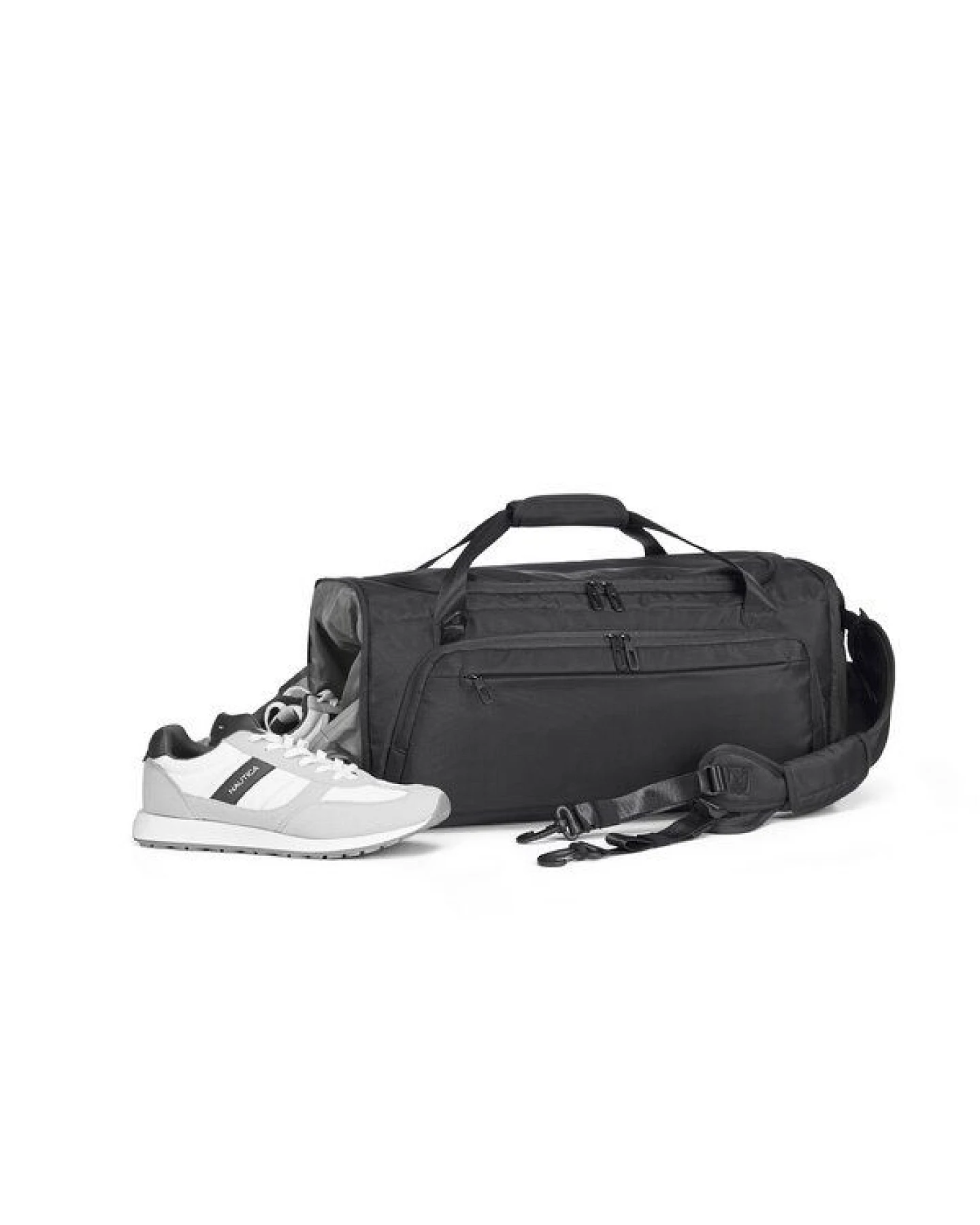 Halfar Sports Bag Outdoor Weekender Sporttasche 55 x 27 x 27 cm auch als Rucksack tragbar aus recyceltem Polyester – Ansicht 4