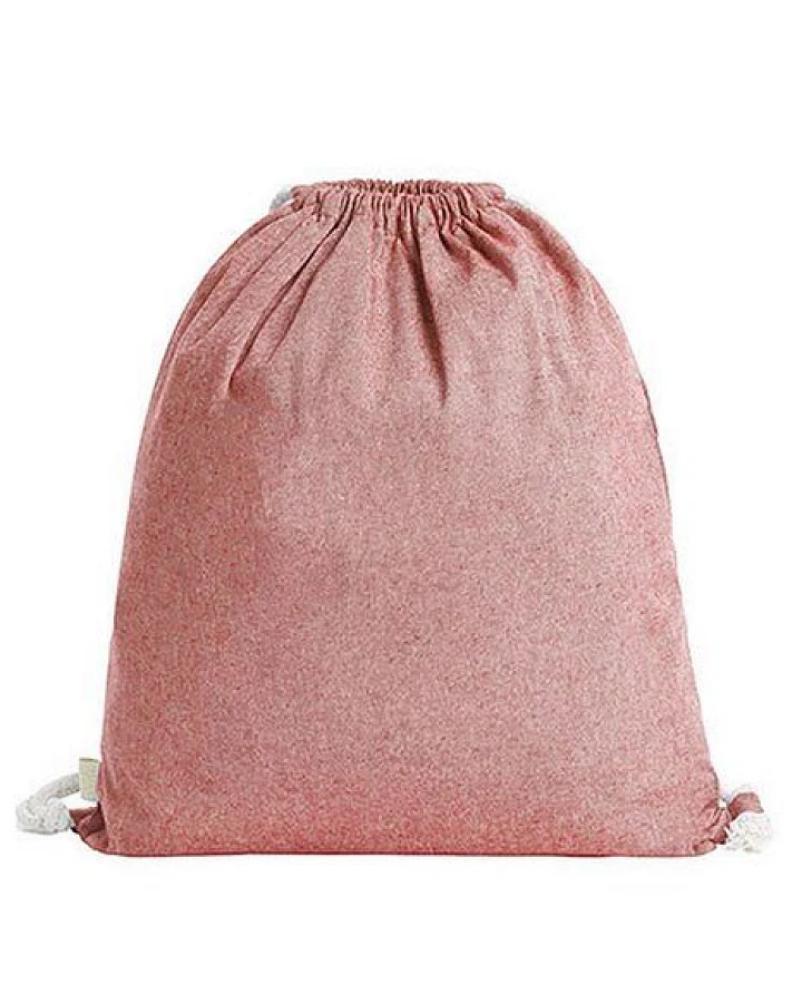 Halfar Turnbeutel Gymsac aus recycelter Baumwolle 38 x 42 cm Beutel Schuhbeutel