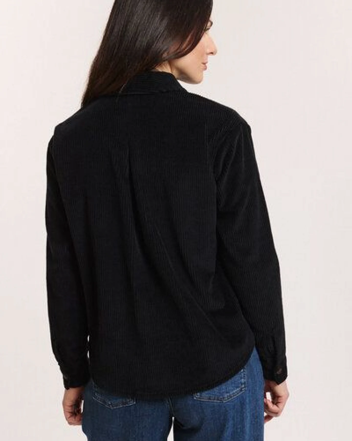 TRANQUILLO Cordbluse Alvaa aus GOTS-Bio-Baumwolle – Ansicht 2