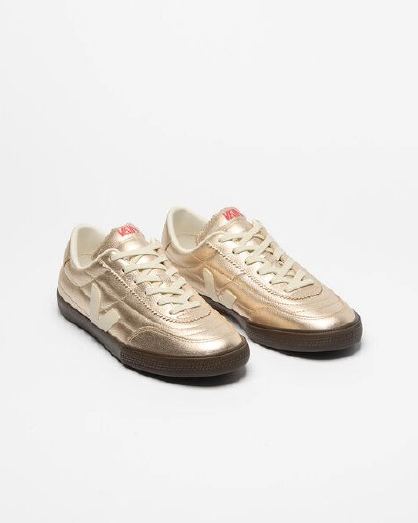 Veja Damen-Sneaker Panenka OT Leather Platine Pierre Eagle – Ansicht 3