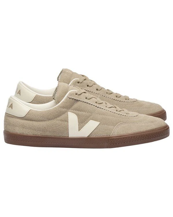 Veja Damen-Sneaker Panenka Suede Taupe Pierre Bark