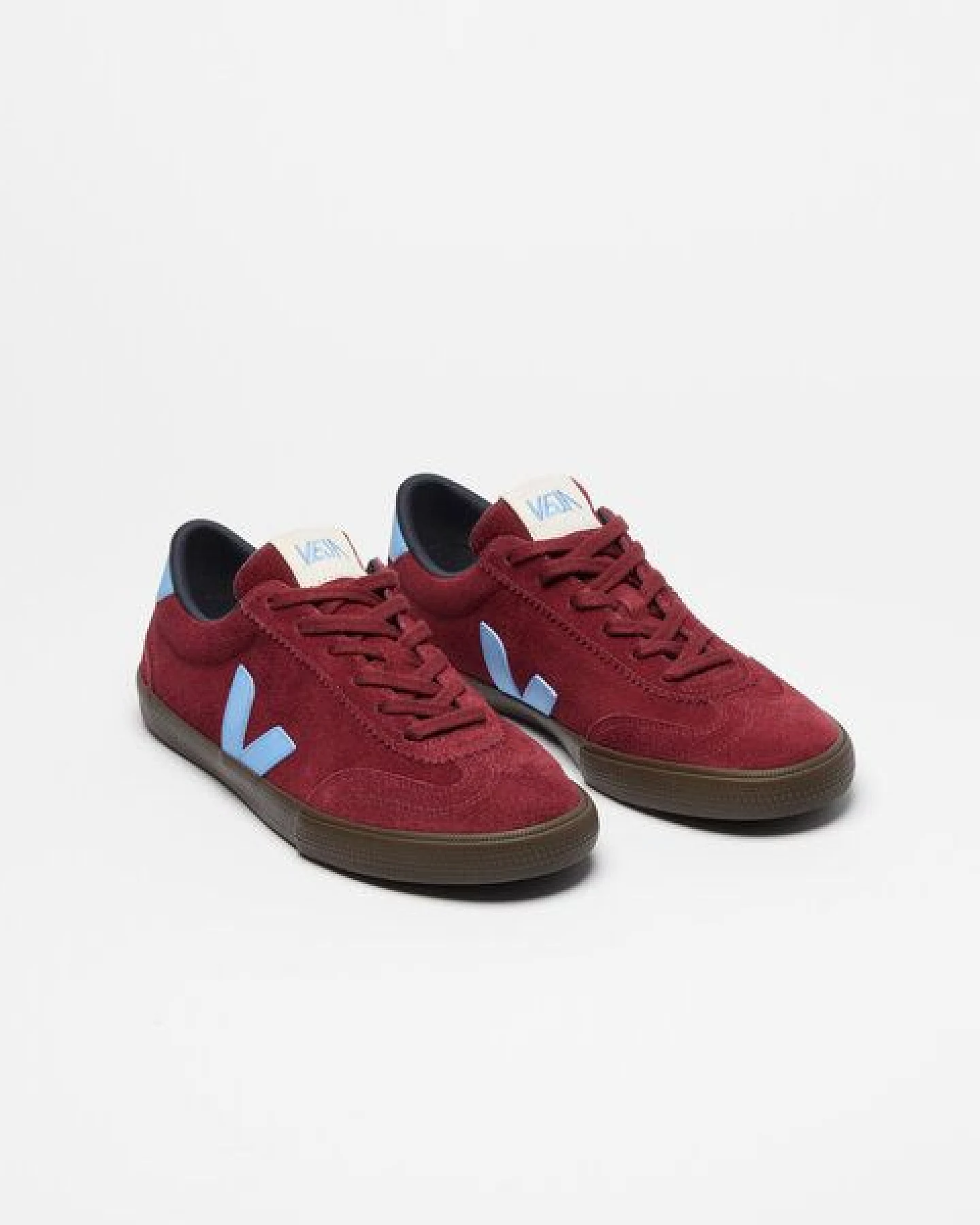 Veja Damen-Sneaker Volley Suede Grenat Aqua Eagle – Ansicht 3