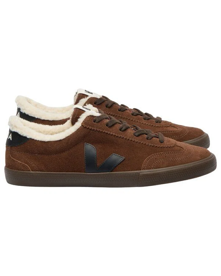 Produktseite: Veja Damen-Sneaker Volley Winter Suede Walnut Black Eagle