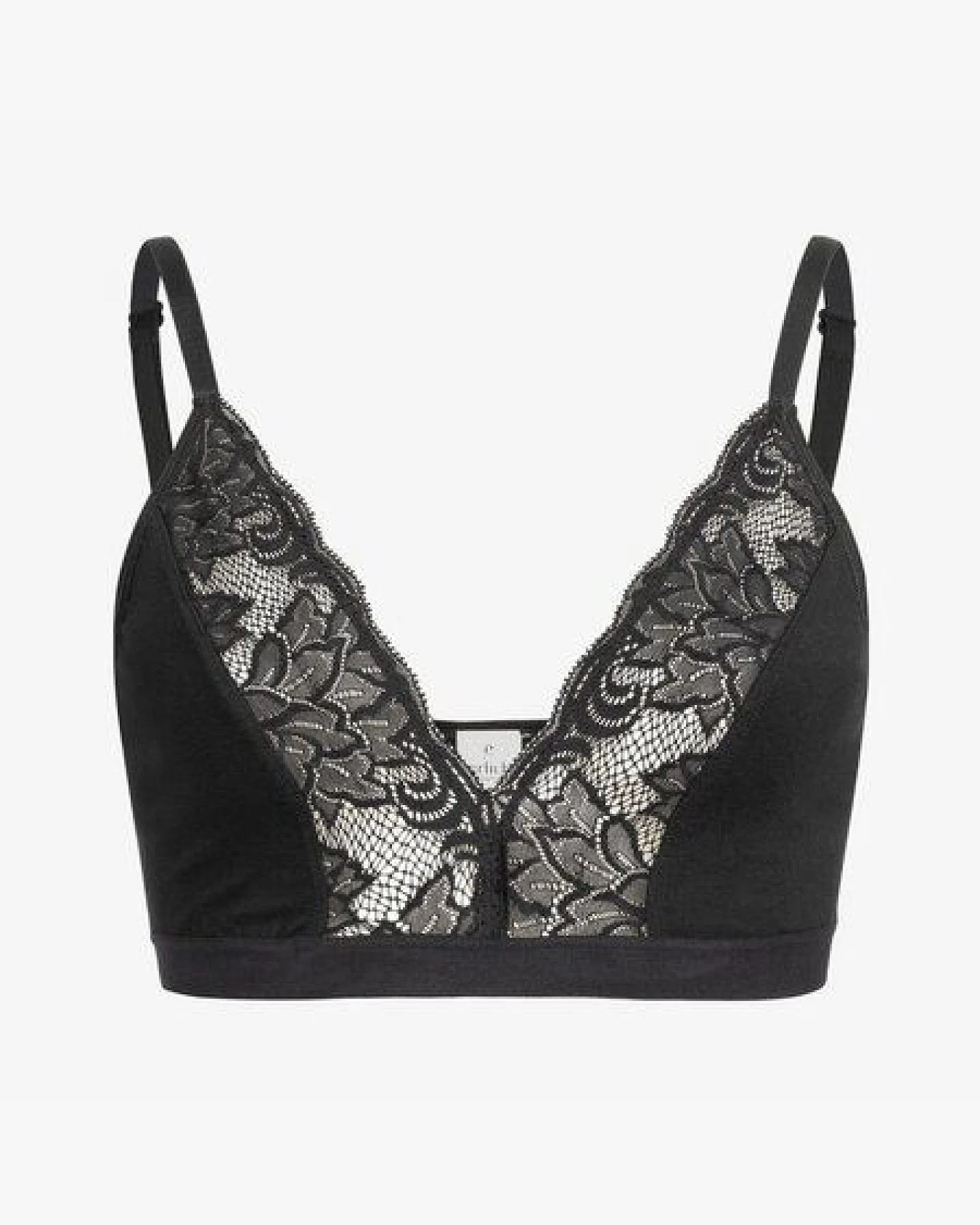 erlich textil Alisa bügelloses Bustier mit Spitze aus weichem Modal, made in Europe – Ansicht 4