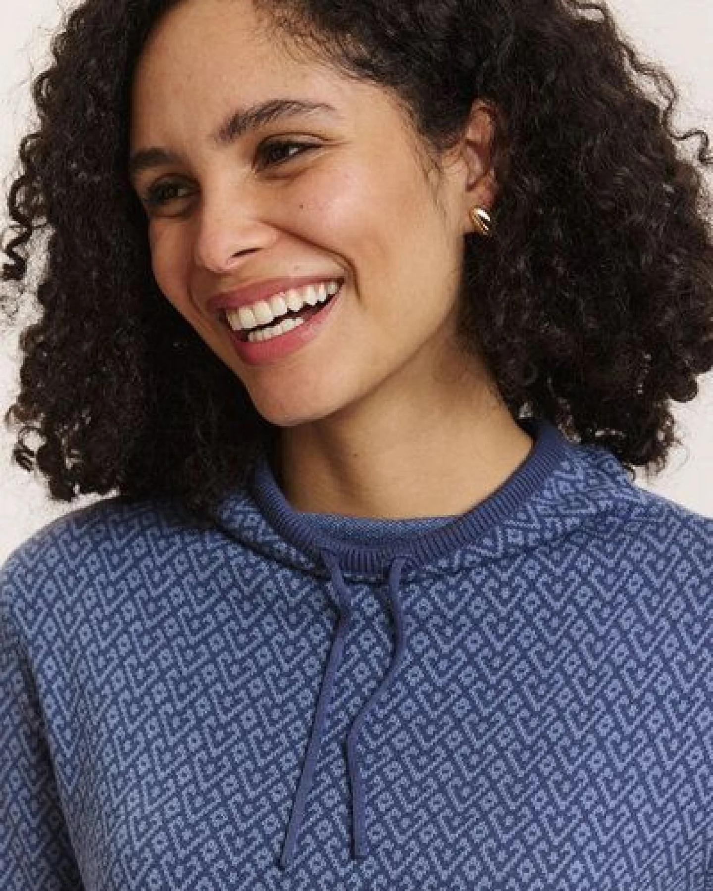 TRANQUILLO Strick-Pullover Amandaa aus Biobaumwolle – Ansicht 3
