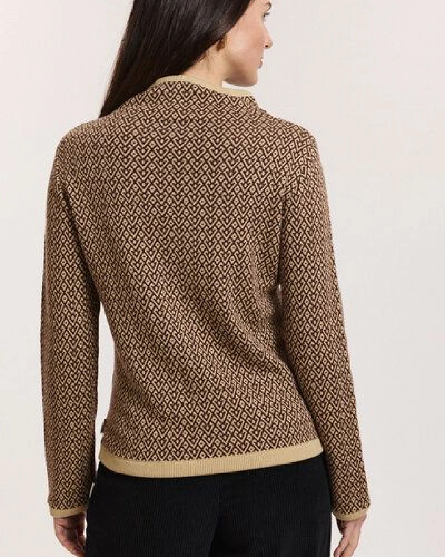TRANQUILLO Strick-Pullover Amandaa aus Biobaumwolle – Ansicht 2