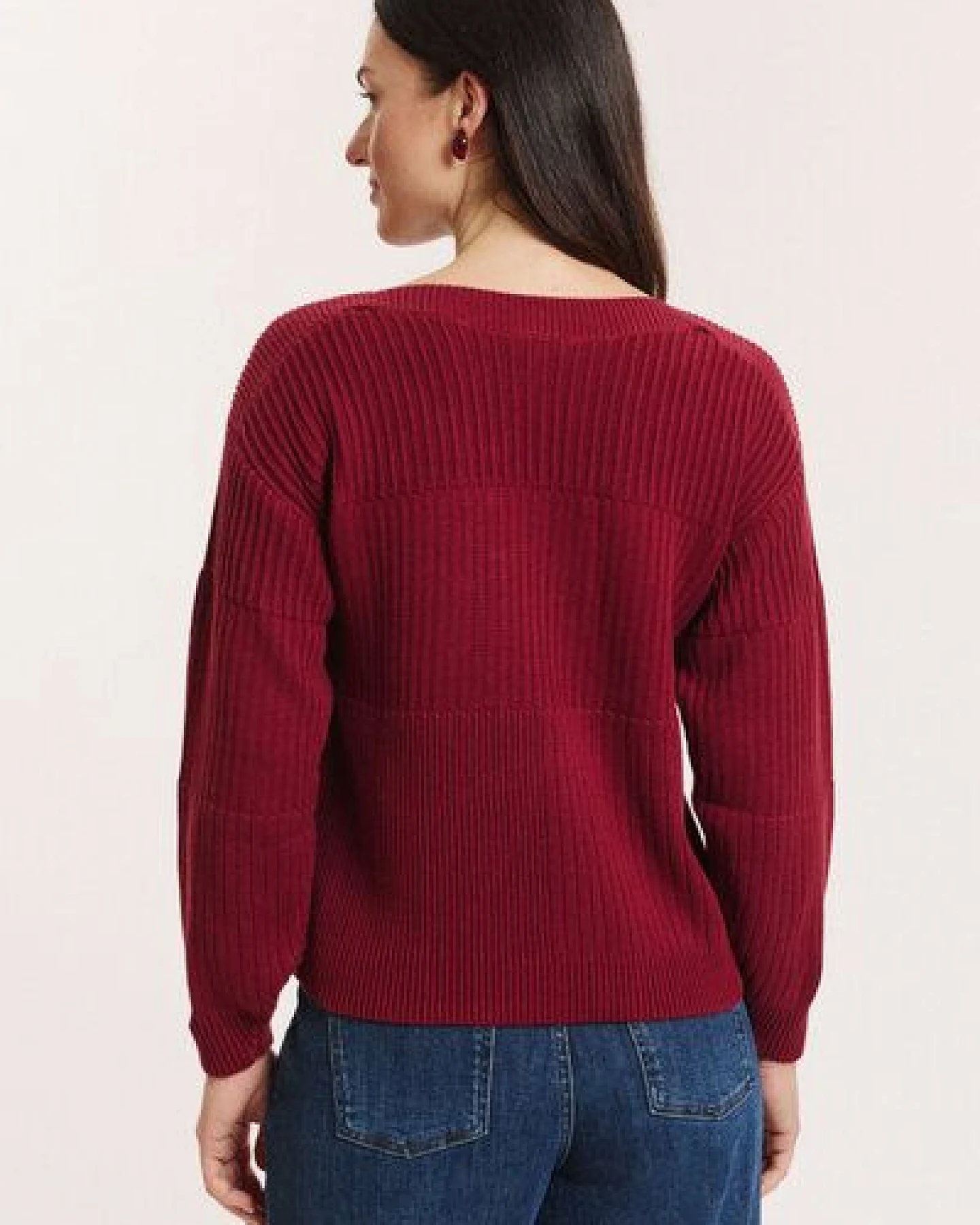 TRANQUILLO Strick-Pullover Kiraa aus Biobaumwolle – Ansicht 3