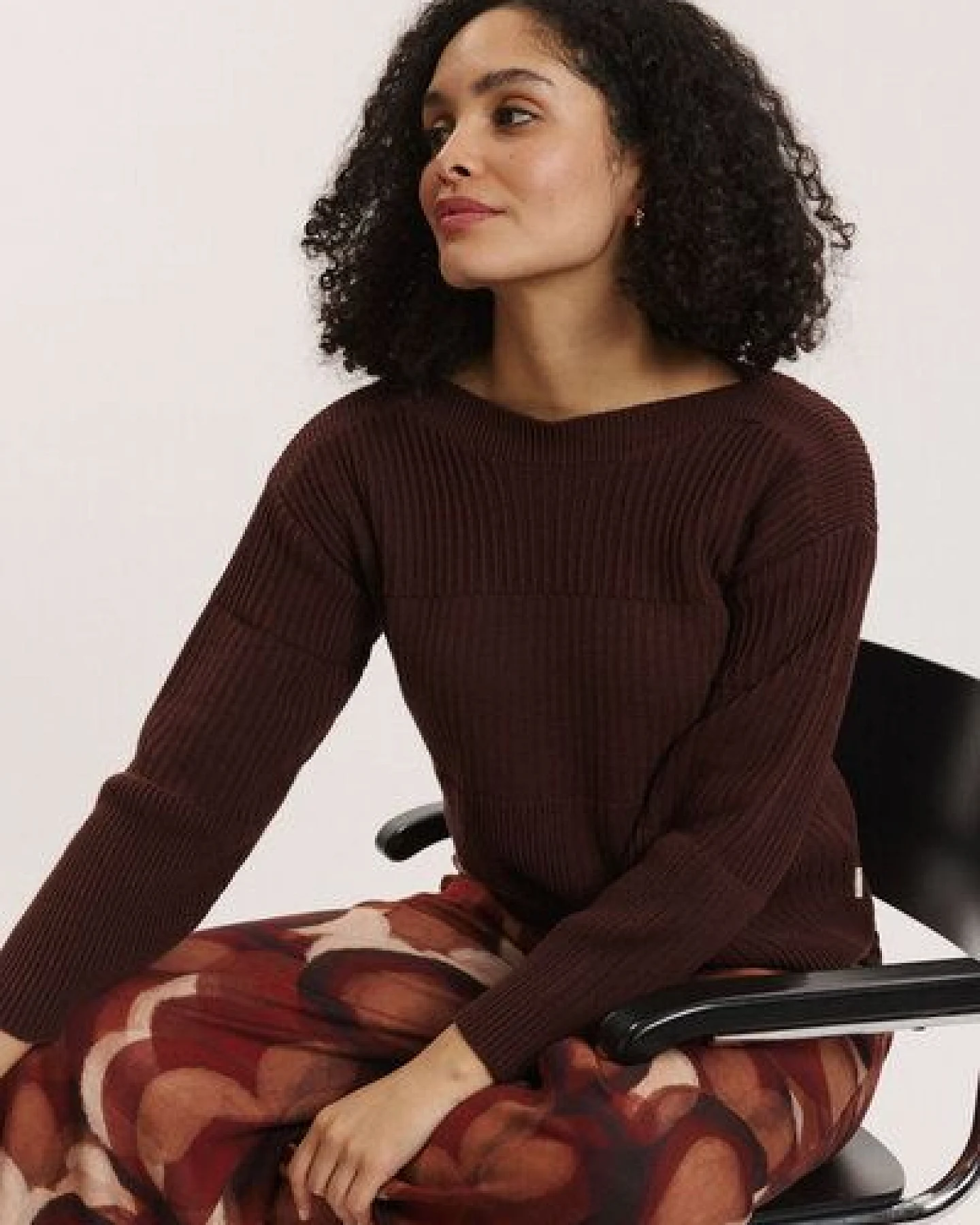 TRANQUILLO Strick-Pullover Kiraa aus Biobaumwolle – Ansicht 4