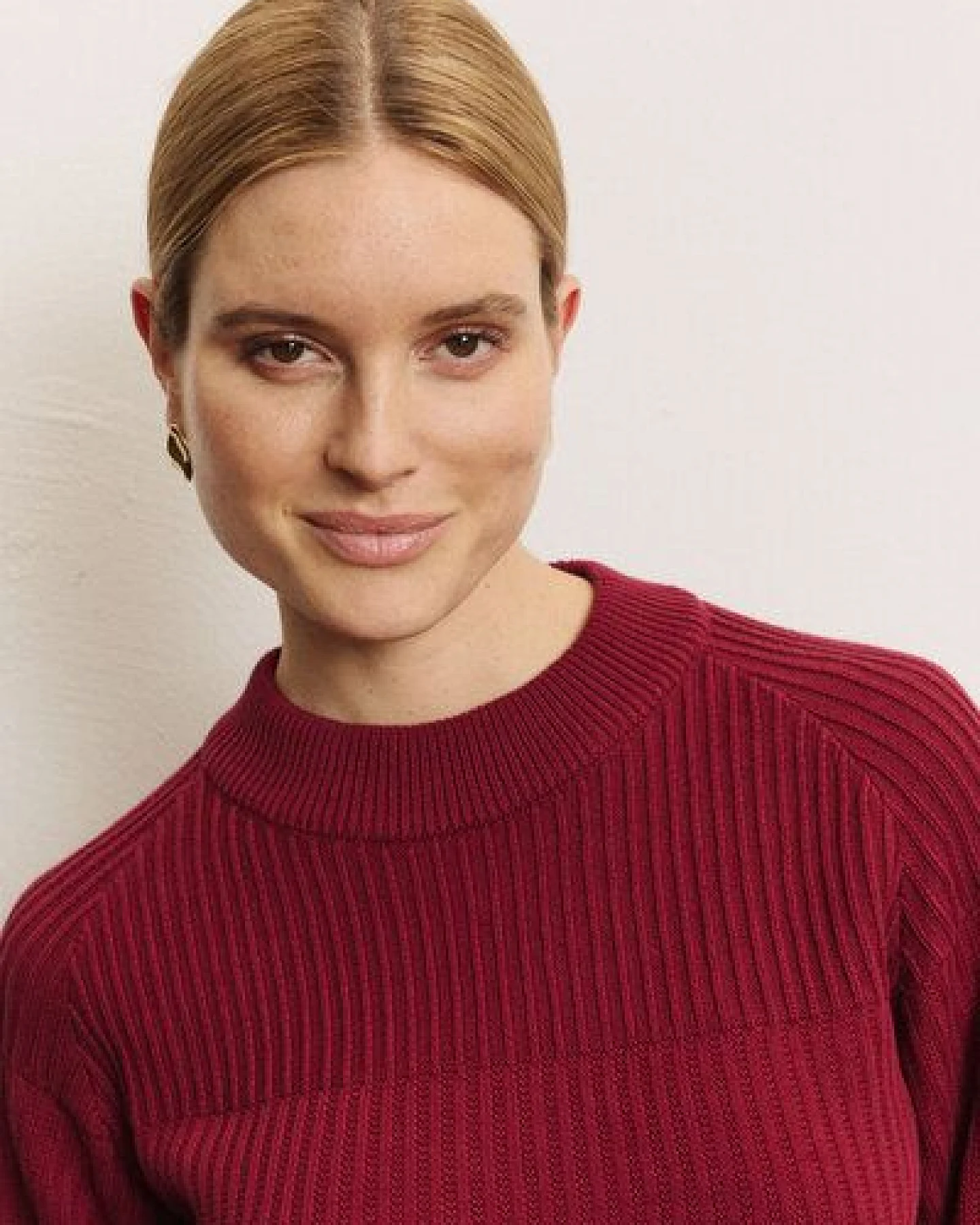 TRANQUILLO Strick-Pullover Sunnaa aus GOTS-Bio-Baumwolle – Ansicht 3