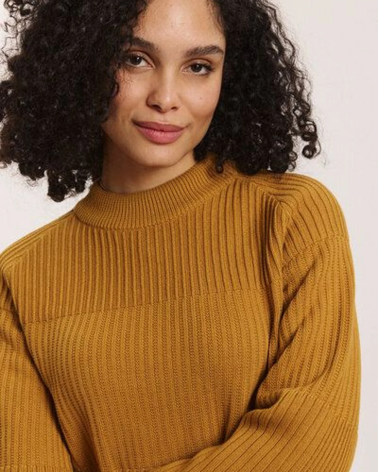 TRANQUILLO Strick-Pullover Sunnaa aus GOTS-Bio-Baumwolle – Ansicht 3