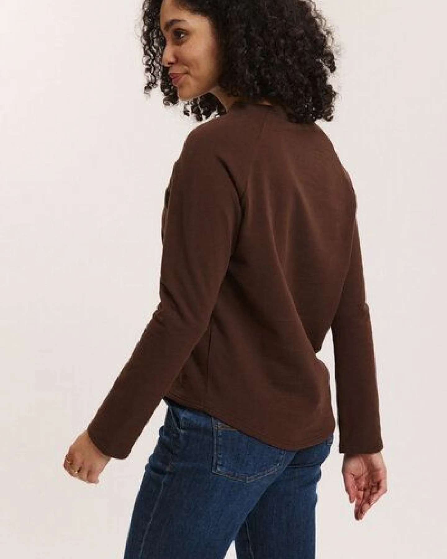 TRANQUILLO Sweater Harpaa aus GOTS-Bio-Baumwolle – Ansicht 2