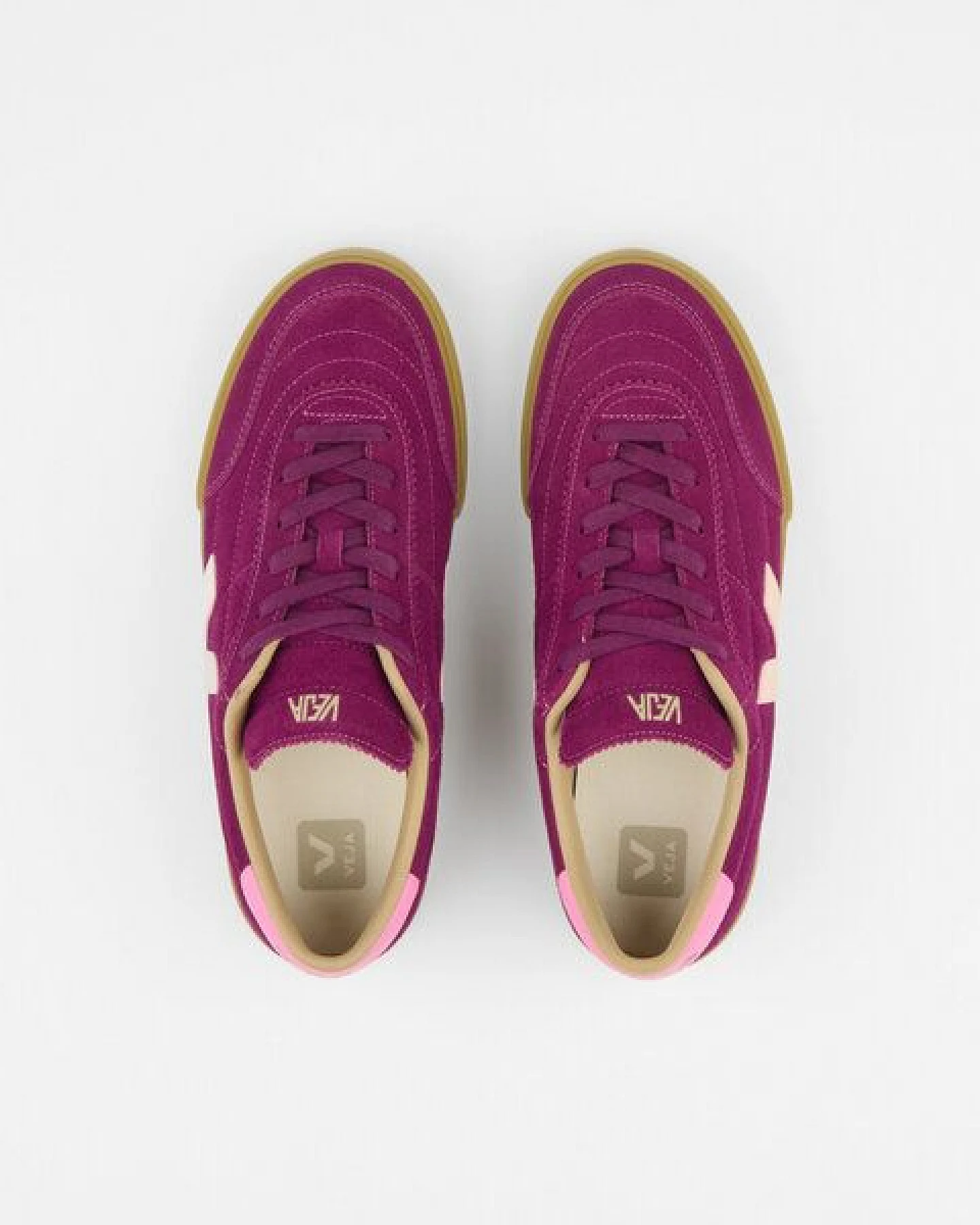 Veja Damen-Sneaker Panenka Suede Magenta Petal Malibu – Ansicht 4