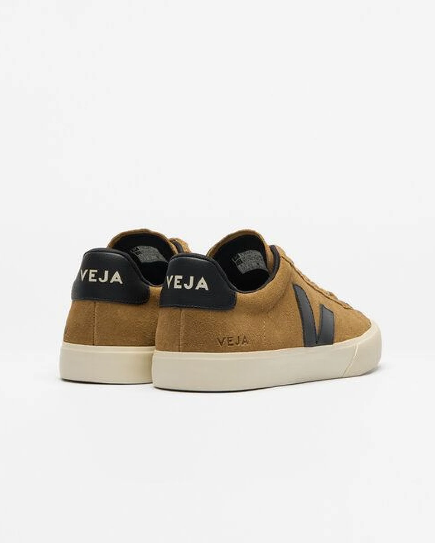 Veja Herren-Sneaker Campo Suede Tent Black Pierre – Ansicht 2