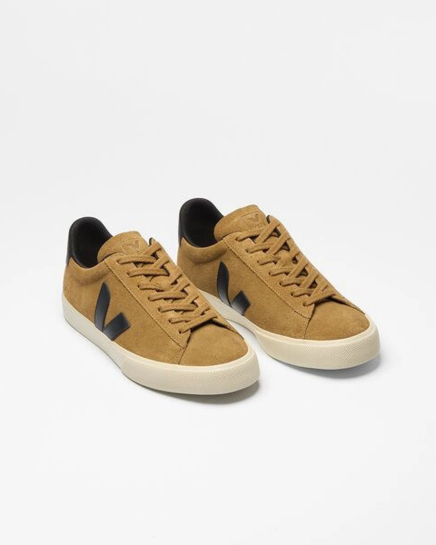 Veja Herren-Sneaker Campo Suede Tent Black Pierre – Ansicht 3