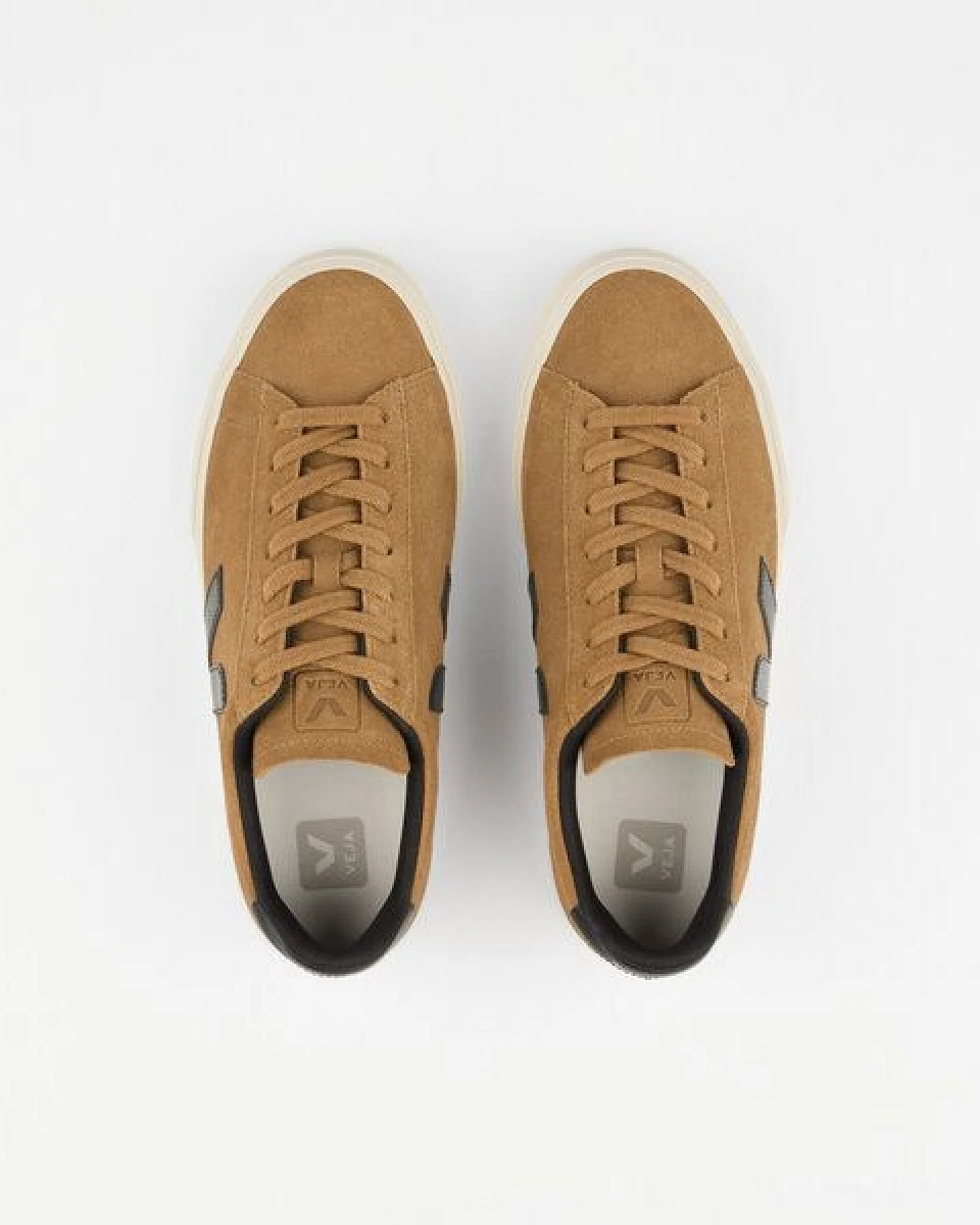 Veja Herren-Sneaker Campo Suede Tent Black Pierre – Ansicht 4