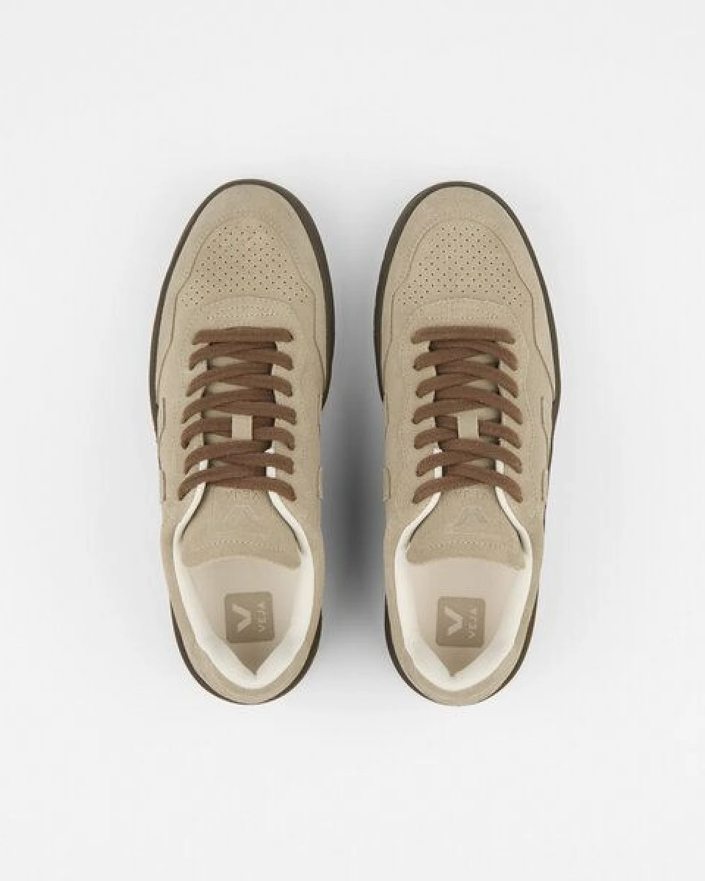 Veja Herren-Sneaker V-90 Suede Taupe Eagle – Ansicht 4