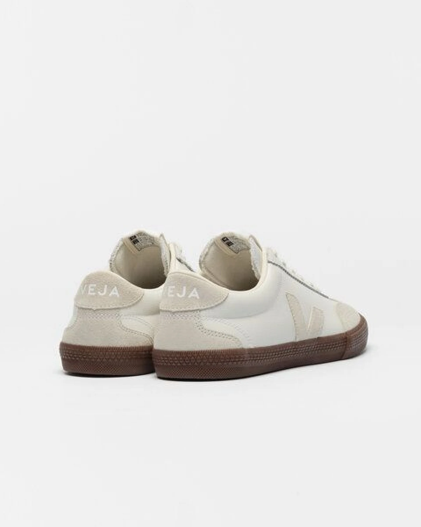 Veja Herren-Sneaker Volley OT Leather White Natural Bark – Ansicht 2