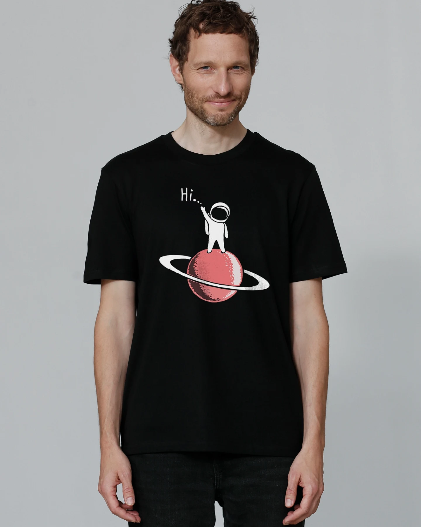 Watapparel T-Shirt Astronaut says Hi – Ansicht 2